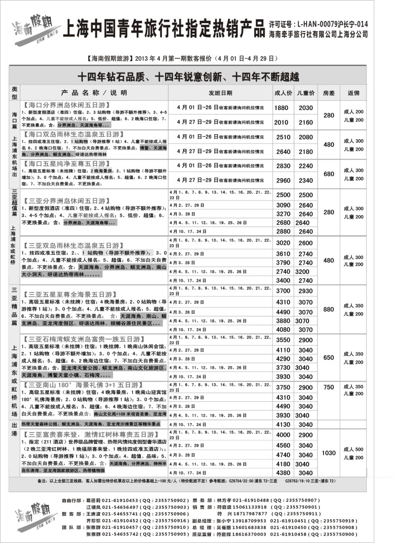 s117 海南假期