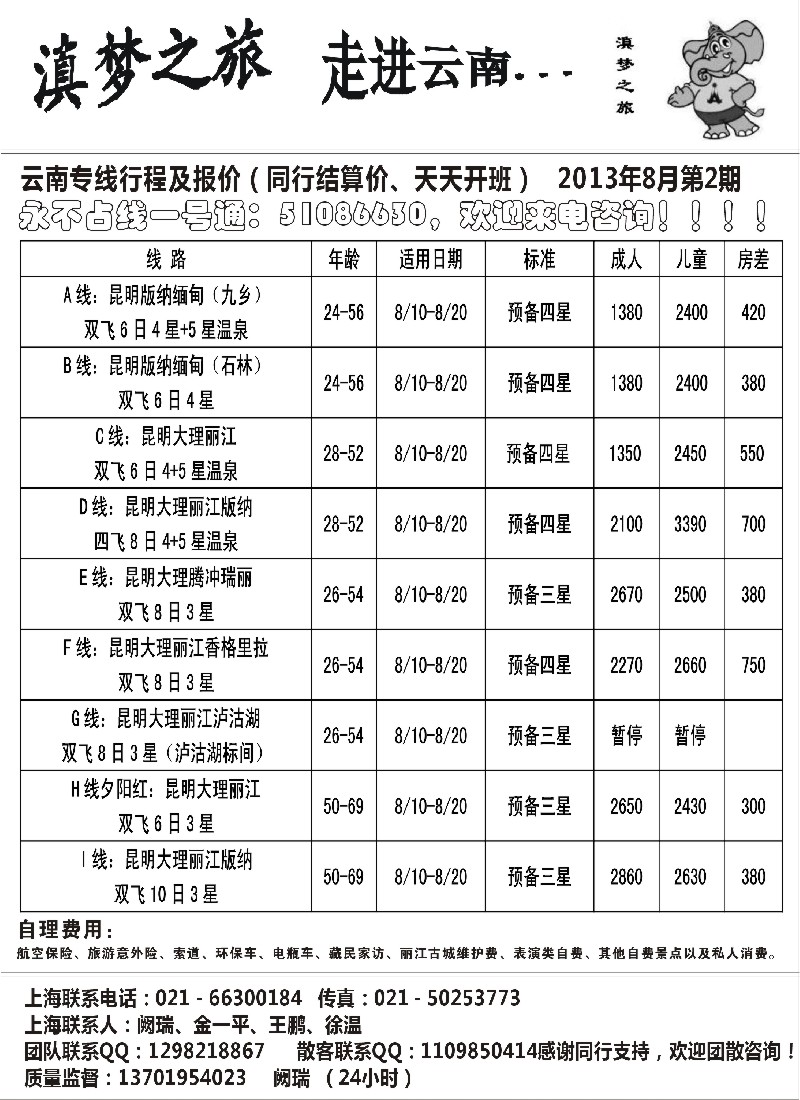 s76 滇梦之旅--走进云南