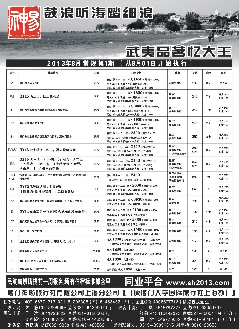 s13 厦门神畅8月份报价