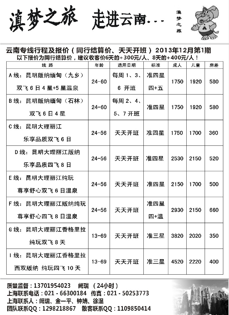 s25 滇梦之旅--走进云南