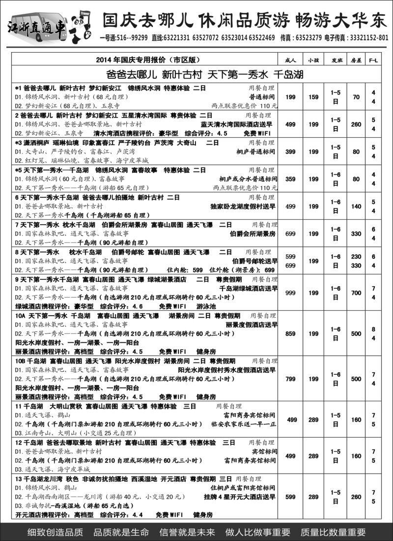 s1江浙直通车—短线产品国庆计划
