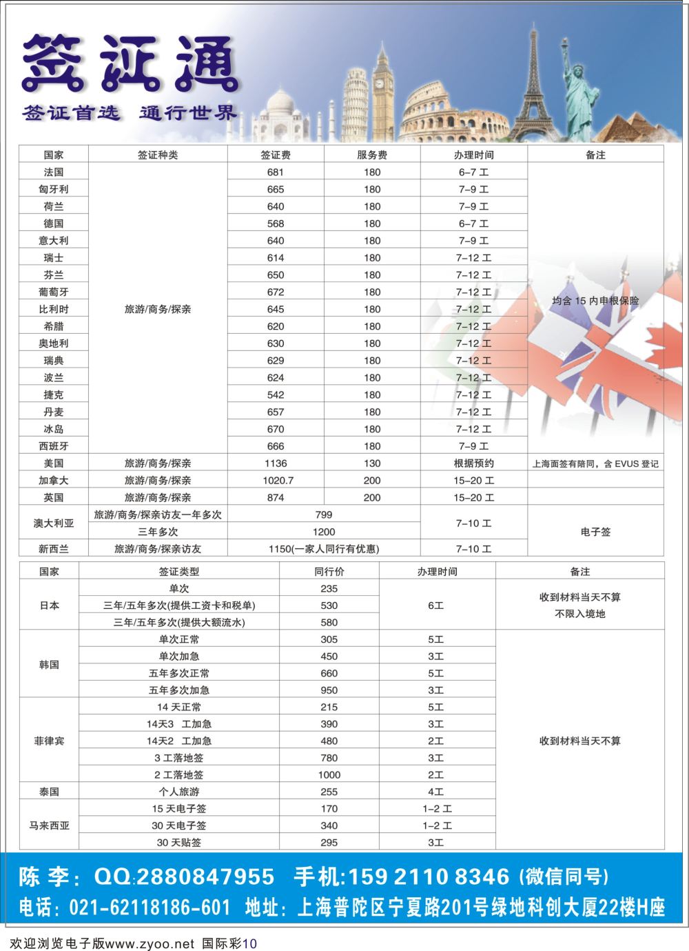 彩10 上海签证通