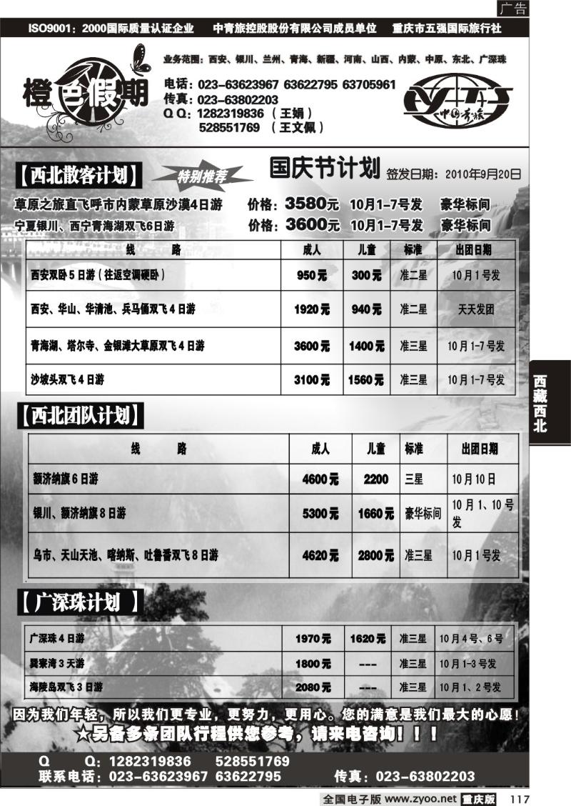 117 294 橙色假期