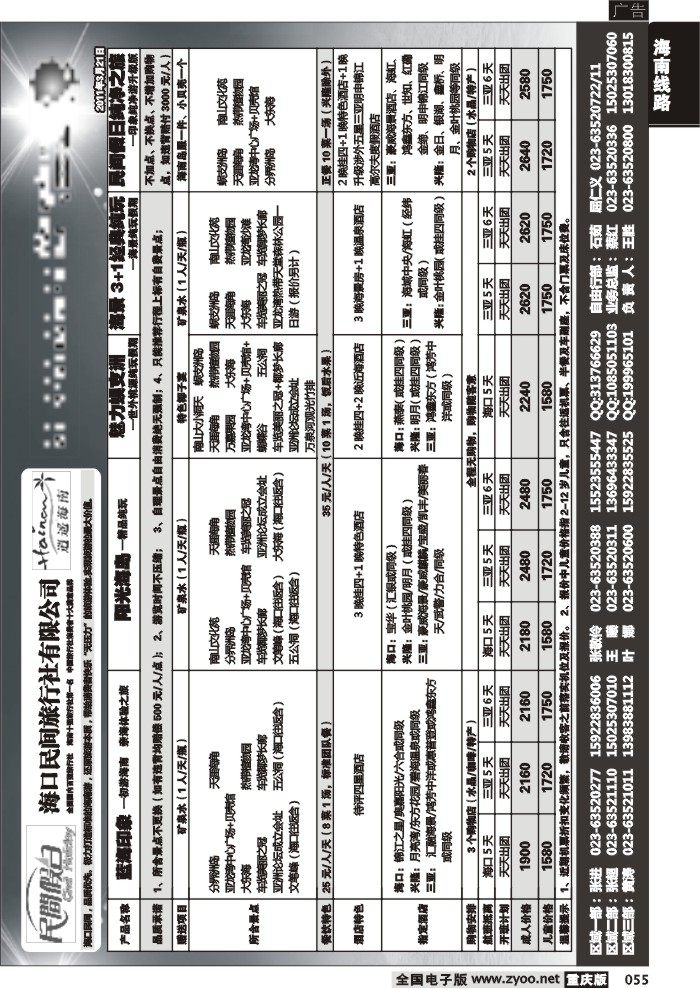 055 319期   旺胜假期2P