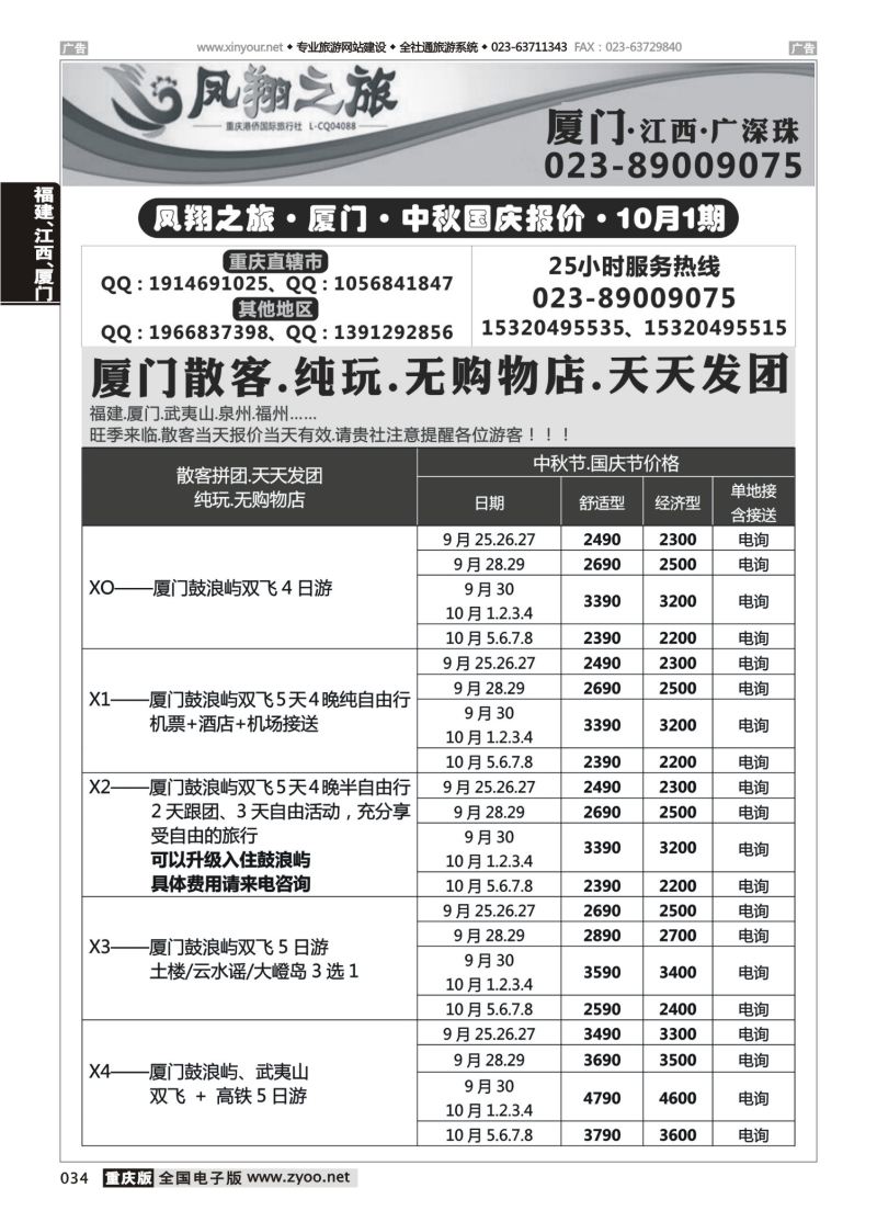 034  凤翔之旅-厦门、江西、广深珠 