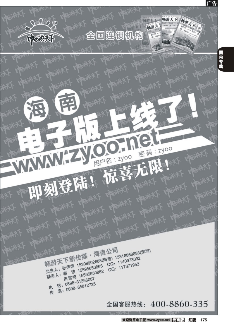 国内175 海南电子版