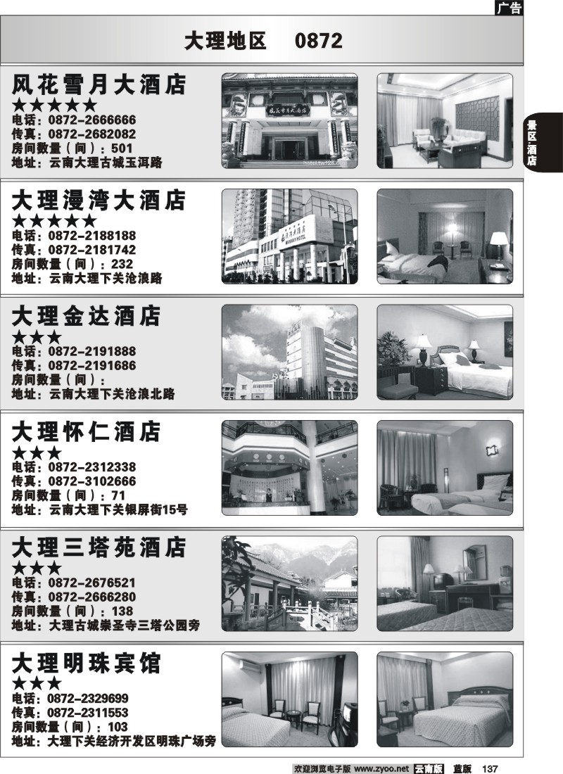 省内137  大理酒店