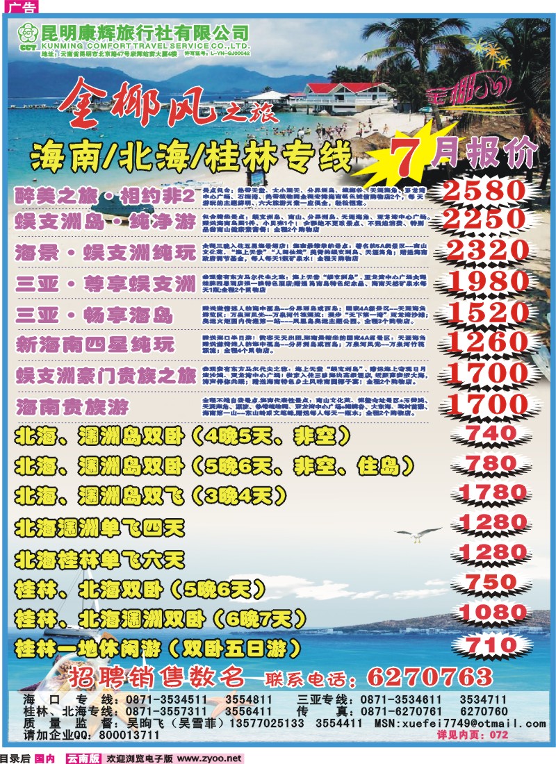 目录后 金椰风