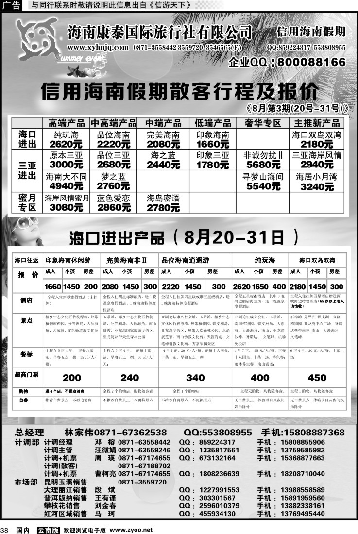 国内038 信用海南1