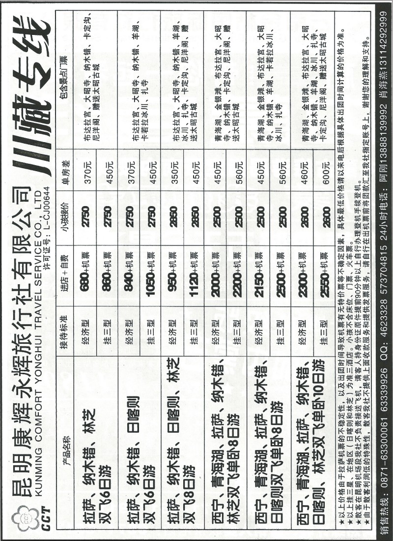 国内054 昆明康辉（永辉）306 川藏专线2