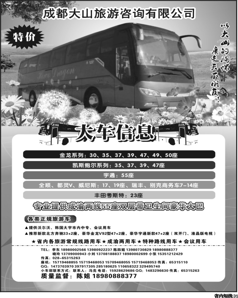 b31   成都大山旅游咨询有限公司