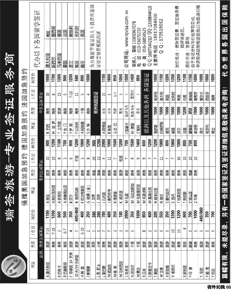 r55   郑文君 365期  瑞签旅游-专业签证服务商 重庆+四川