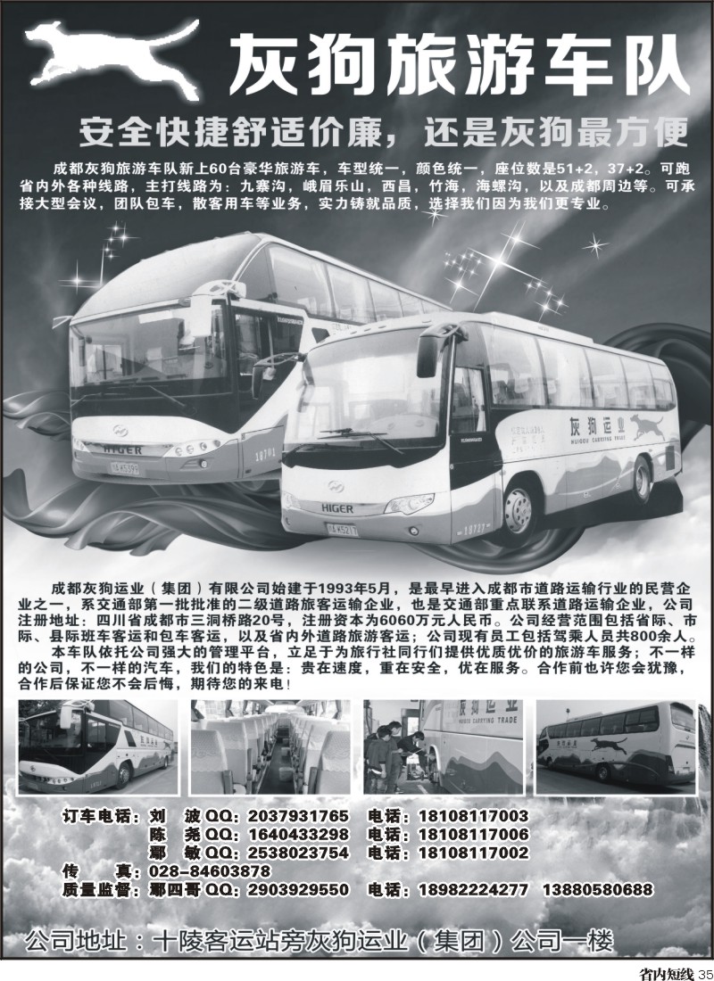b35  灰狗旅游车队｛03175｝