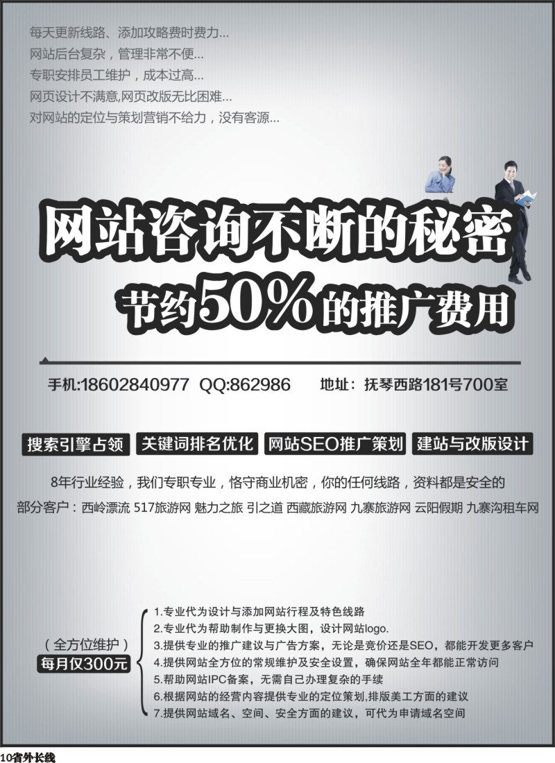 r010旅游网站咨询不断的秘密-网站维护、推广、优化