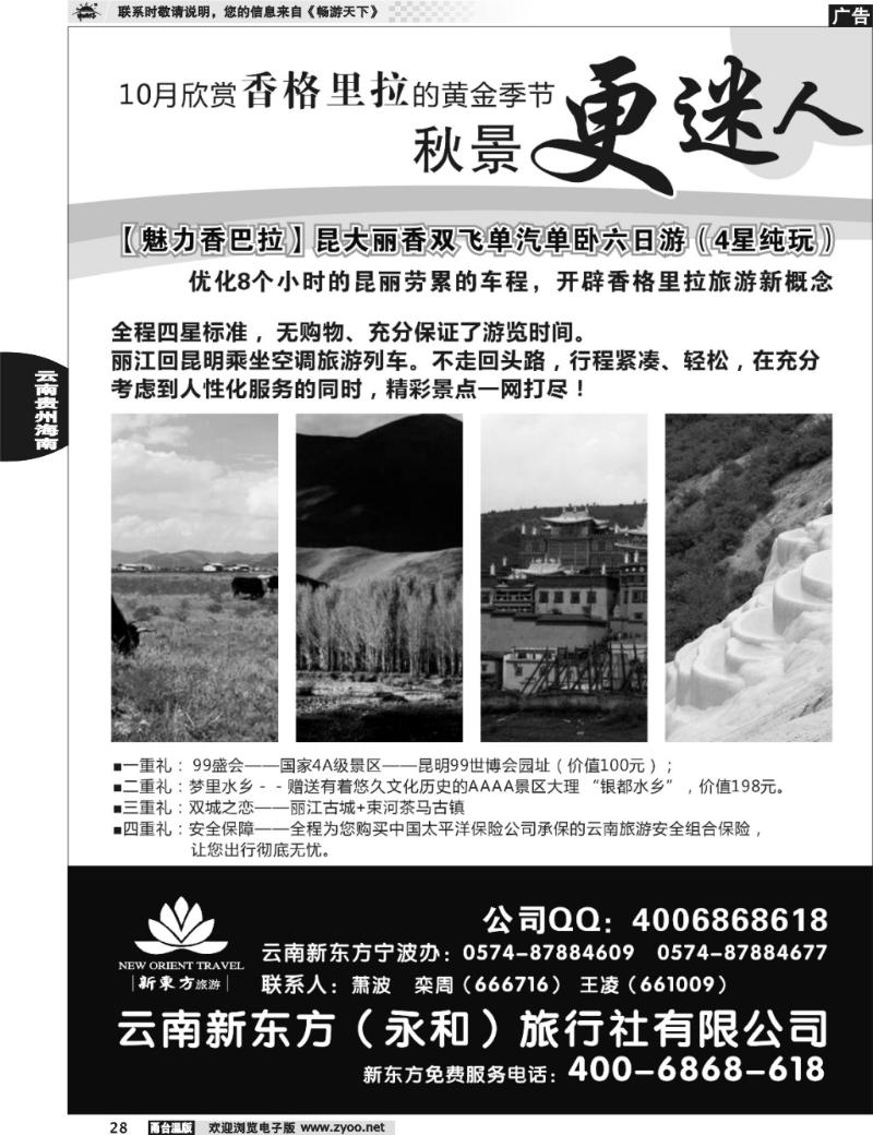 28  云南新东方旅行社