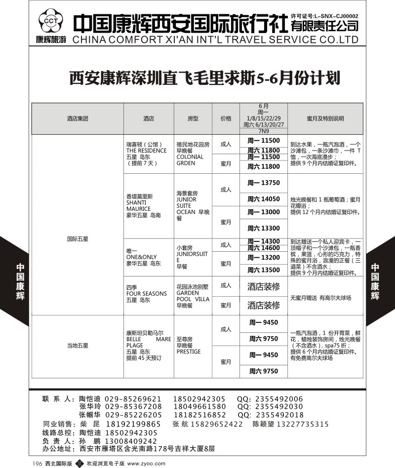 b黑196  中国康辉-毛里求斯计划5