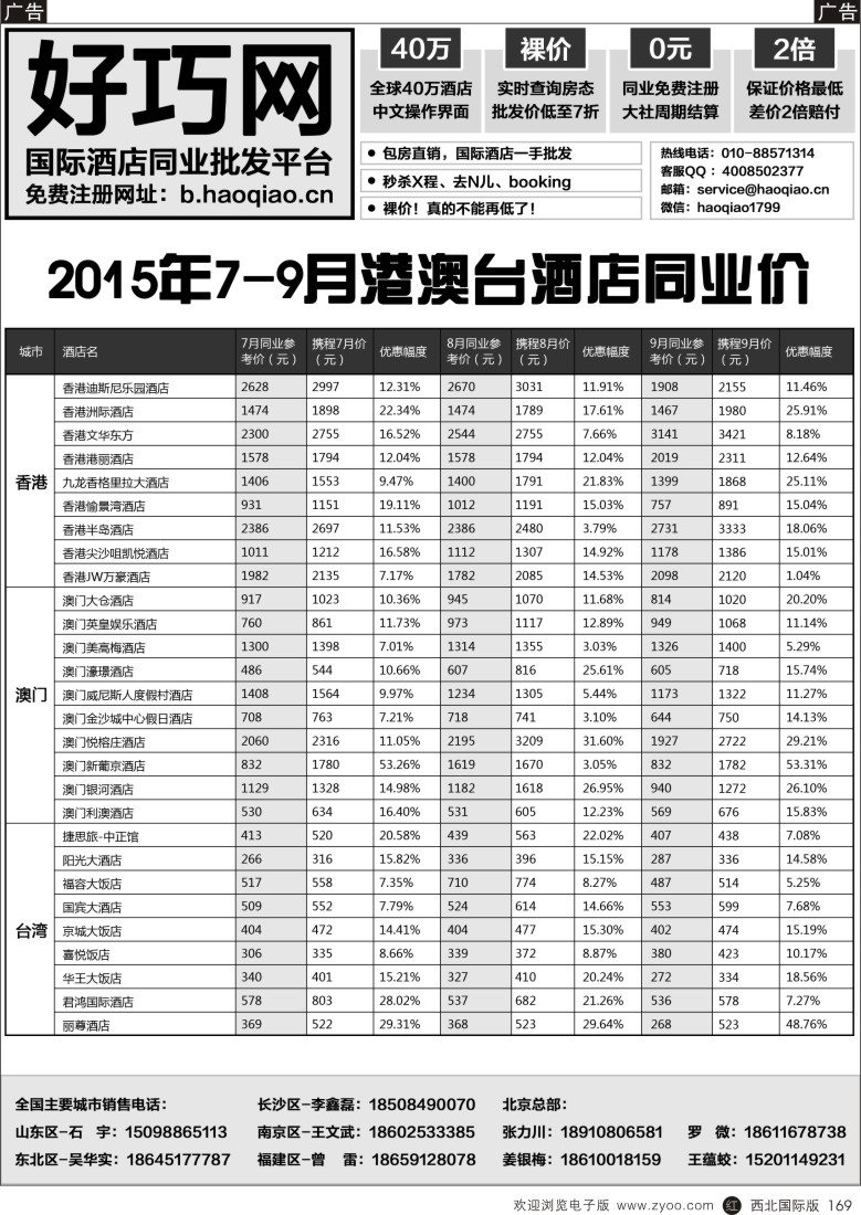 r黑169  好巧网-国际酒店同业批发平台  