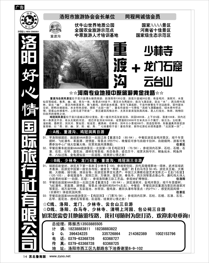 14 洛阳好心情专业地接--陈振杰