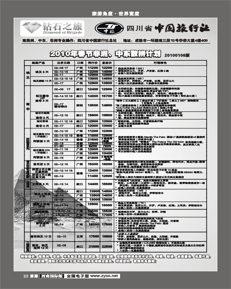 1前扉22 省中旅 钻石之旅 俄罗斯 印度 尼泊尔