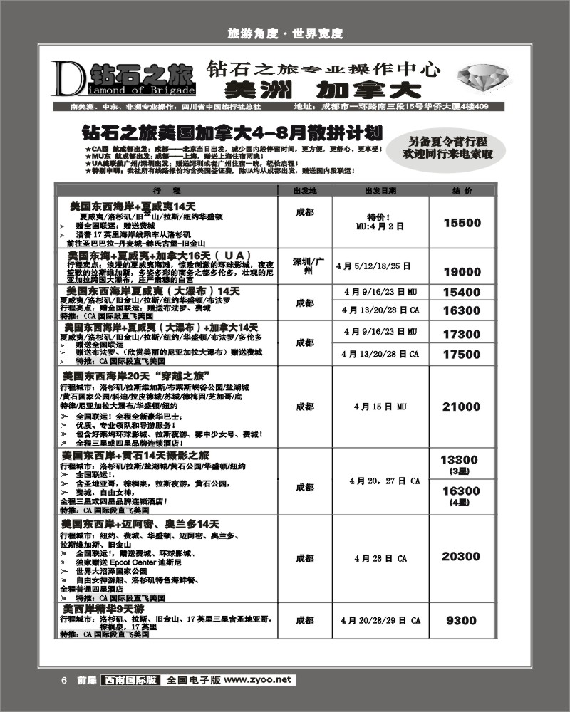 前扉6   钻石之旅
