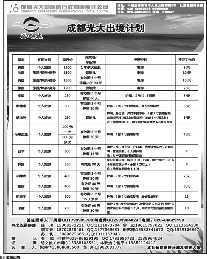 L55  光大出境计划-（巴厘岛、清迈）
