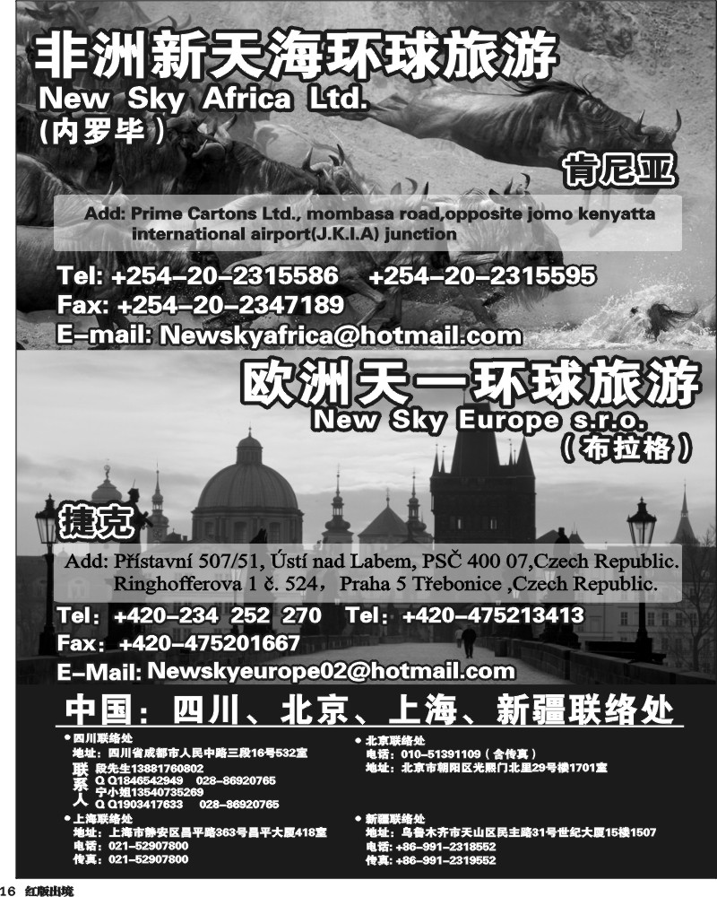 H16   非洲新天海环球旅游