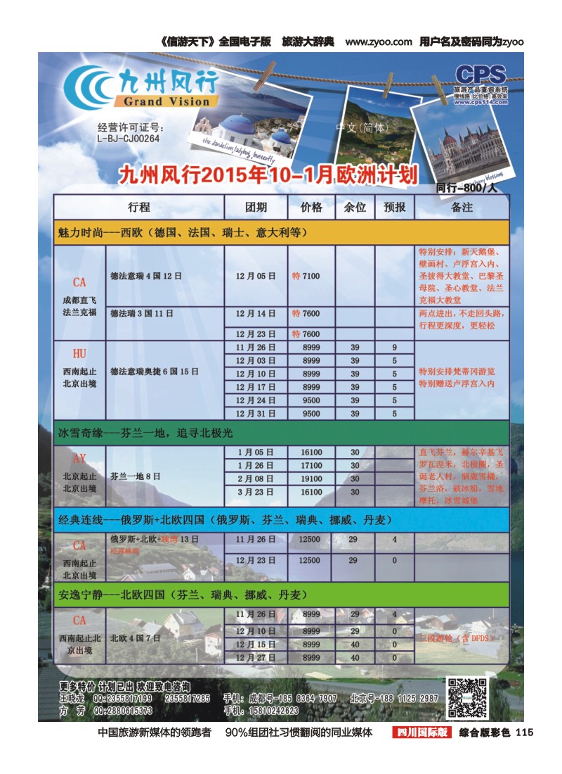 H彩115  俄风行欧洲（四川）2-1