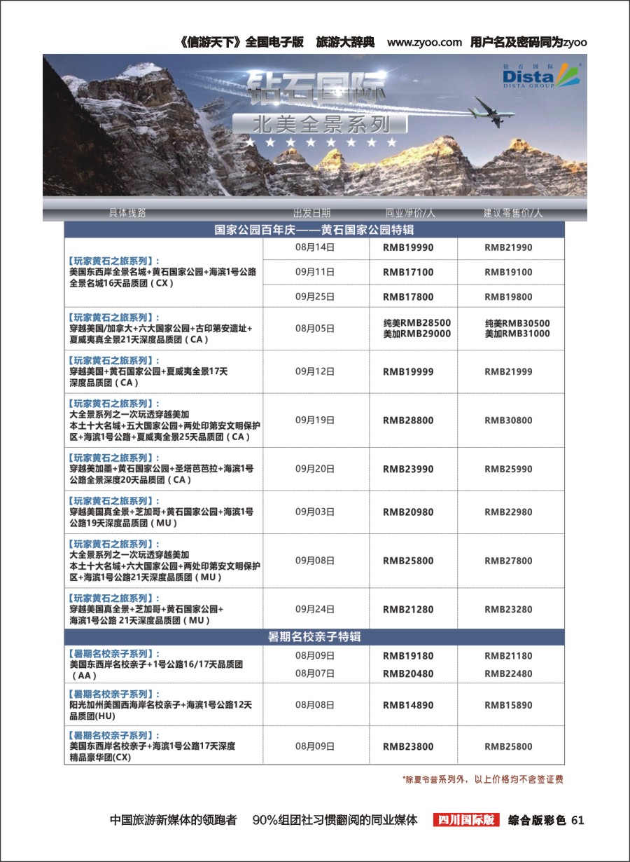 H彩061  DISTA钻石国际—2016年美国计划 右二