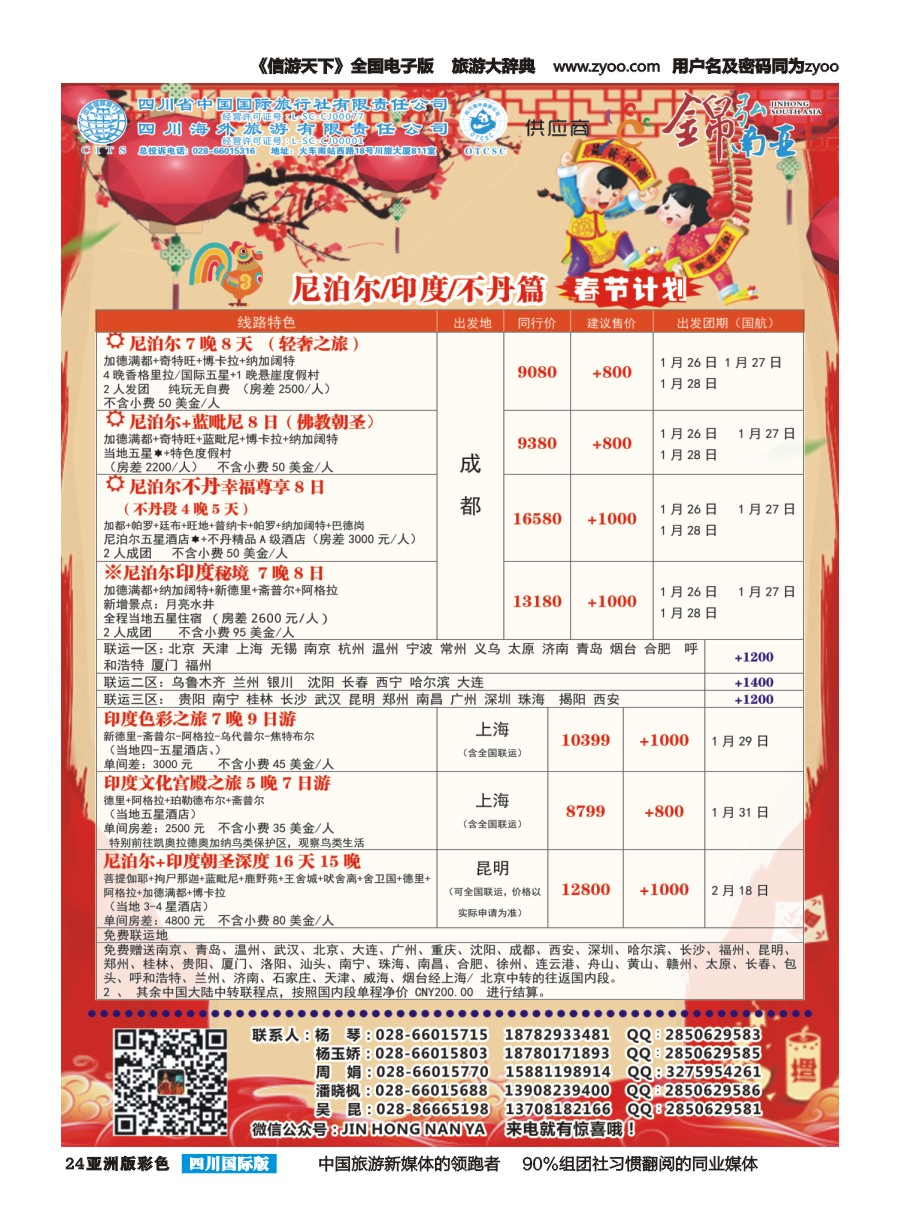 L彩024锦弘南亚——尼泊尔 印度 不丹 斯里兰卡 缅甸1g