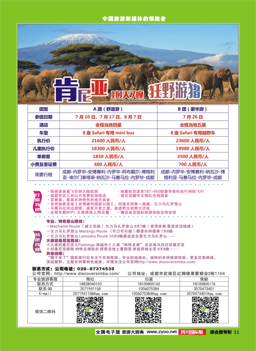 H专彩011 狮子来了-肯尼亚