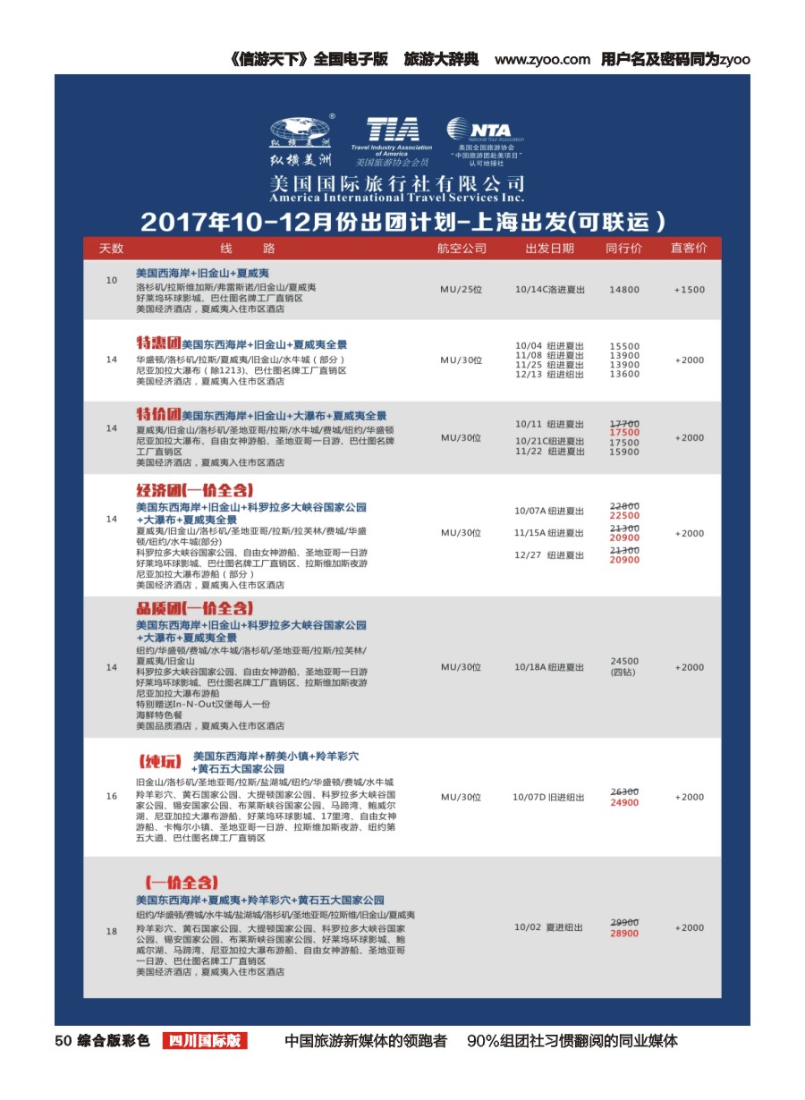 H彩050  纵横美洲 -1