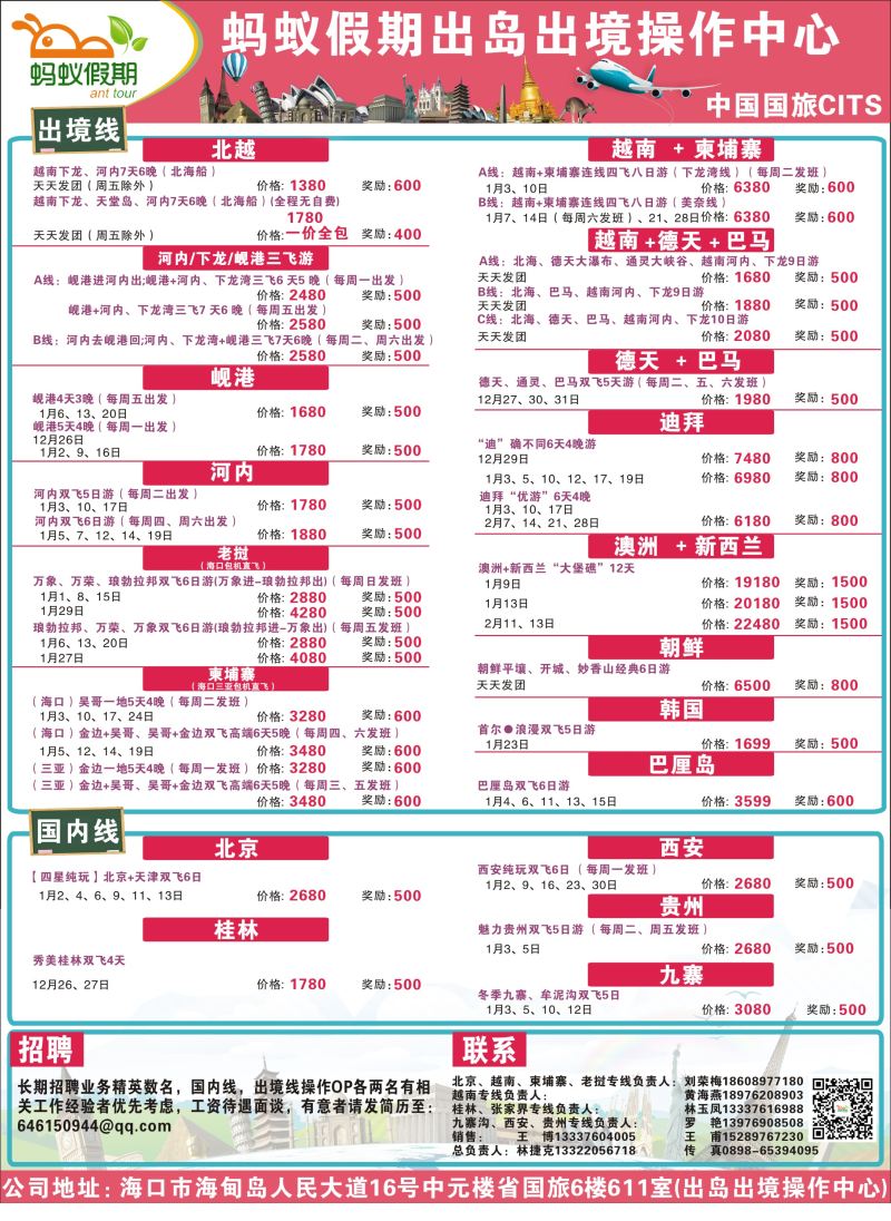 蚂蚁假期