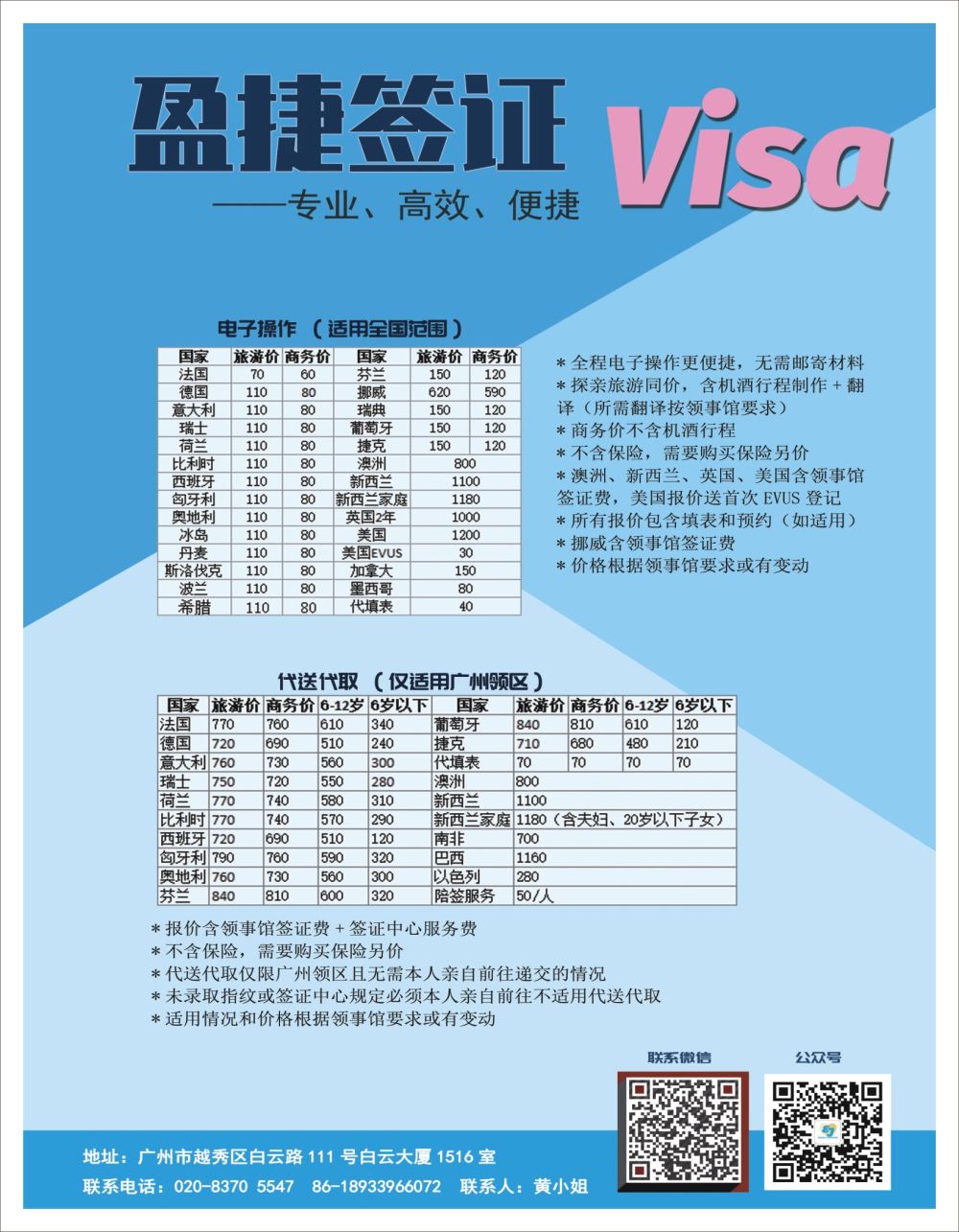 封二 盈捷签证