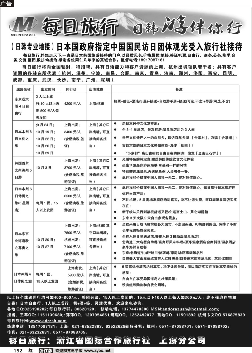 192 每日旅行--日本旅游伴你行