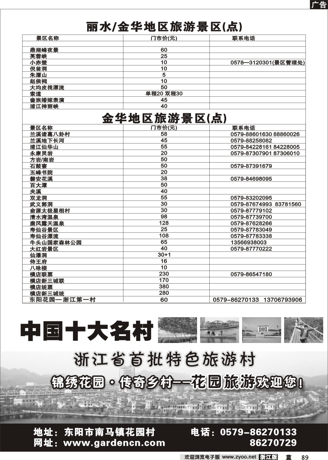 89 景区景点旅游信息广告