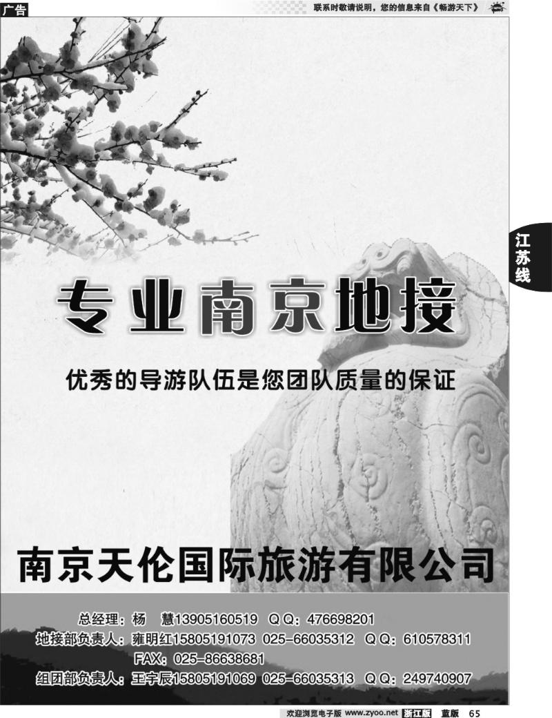 65  南京天伦国际旅游有限公司