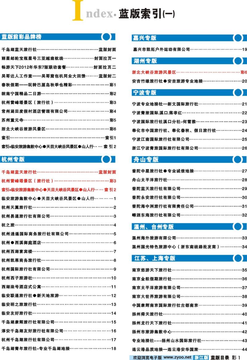 蓝版目录1 索引