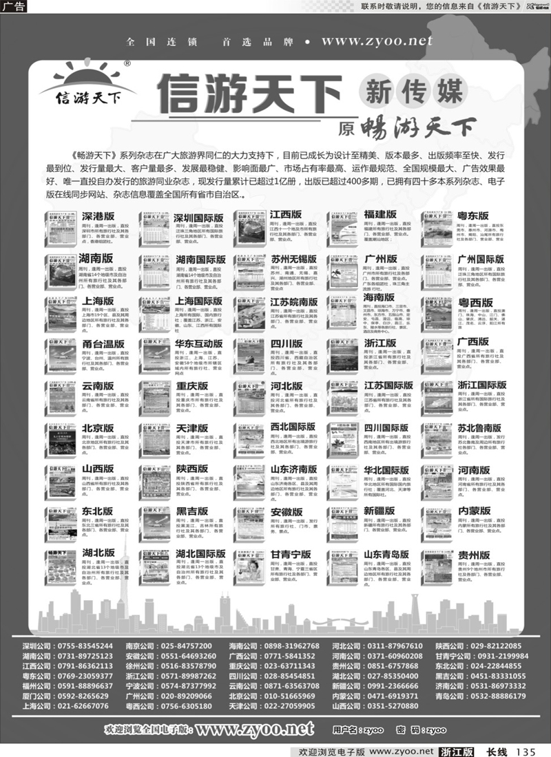 135 《信游天下》系列杂志