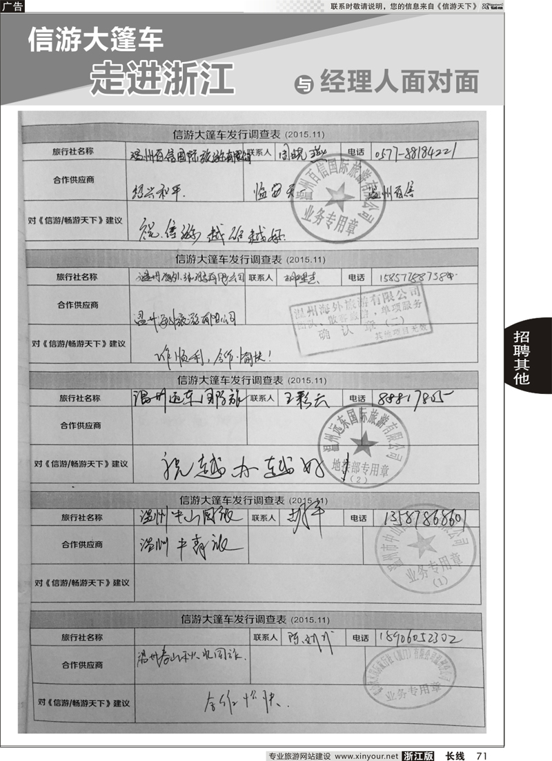 71 信游大篷车-走进浙江与经理人面对面 
