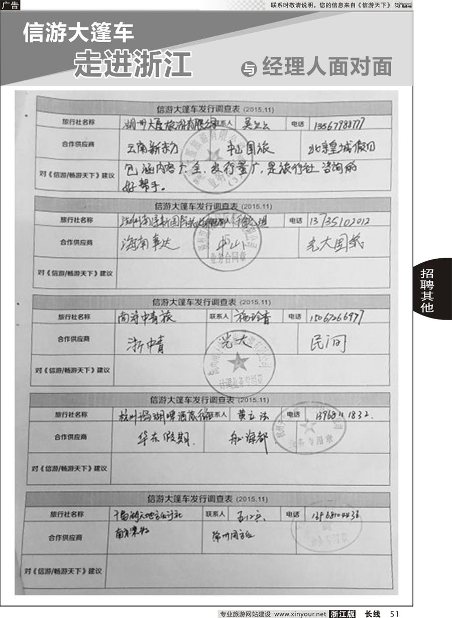 51 信游大篷车-走进浙江与经理人面对面 