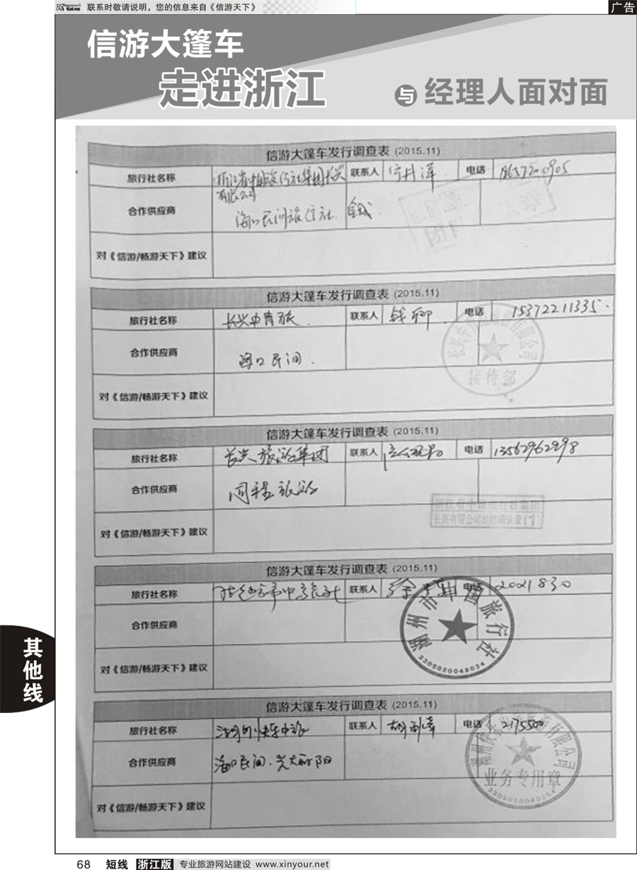 68 信游天下与旅游经理人面对面 
