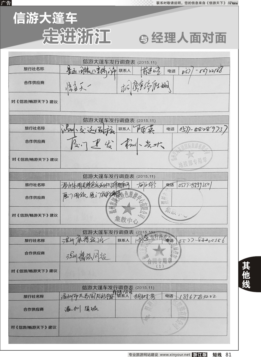 81 信游天下与旅游经理人面对面 