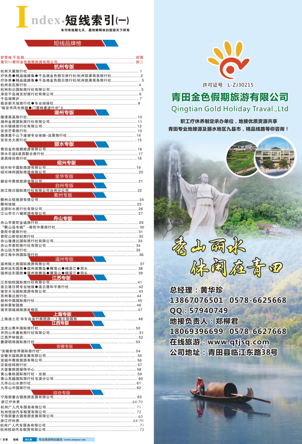 622短线-1P目录