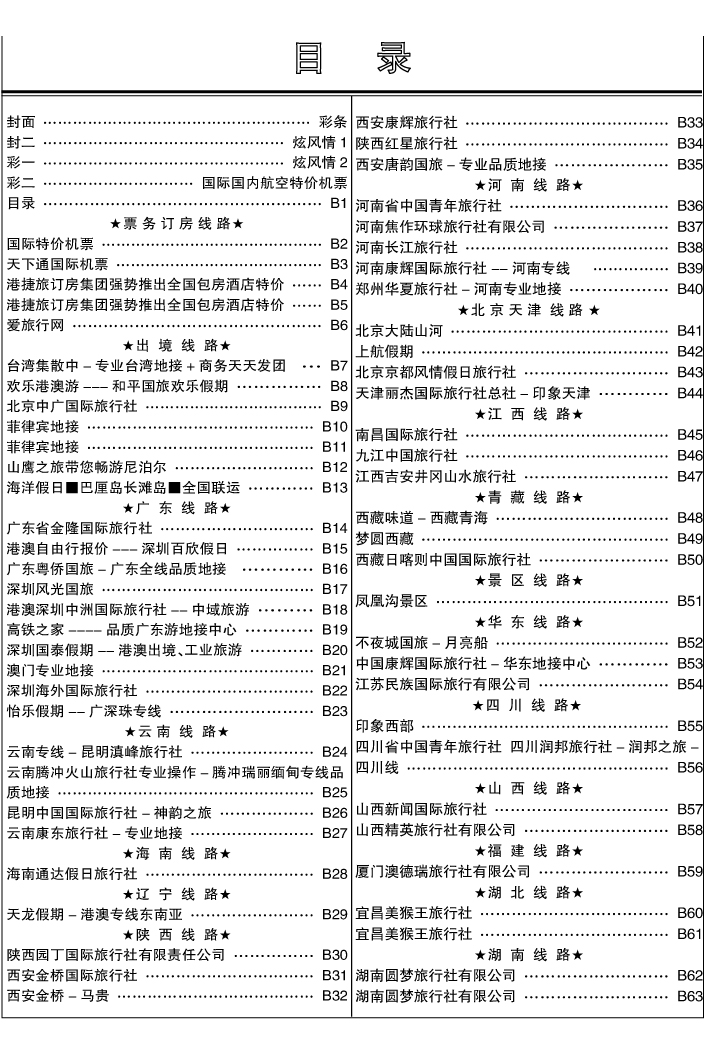 b1目录