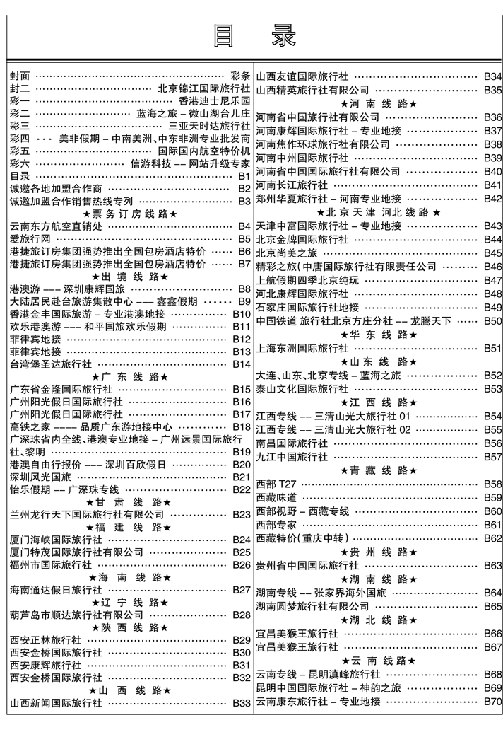 b1目录
