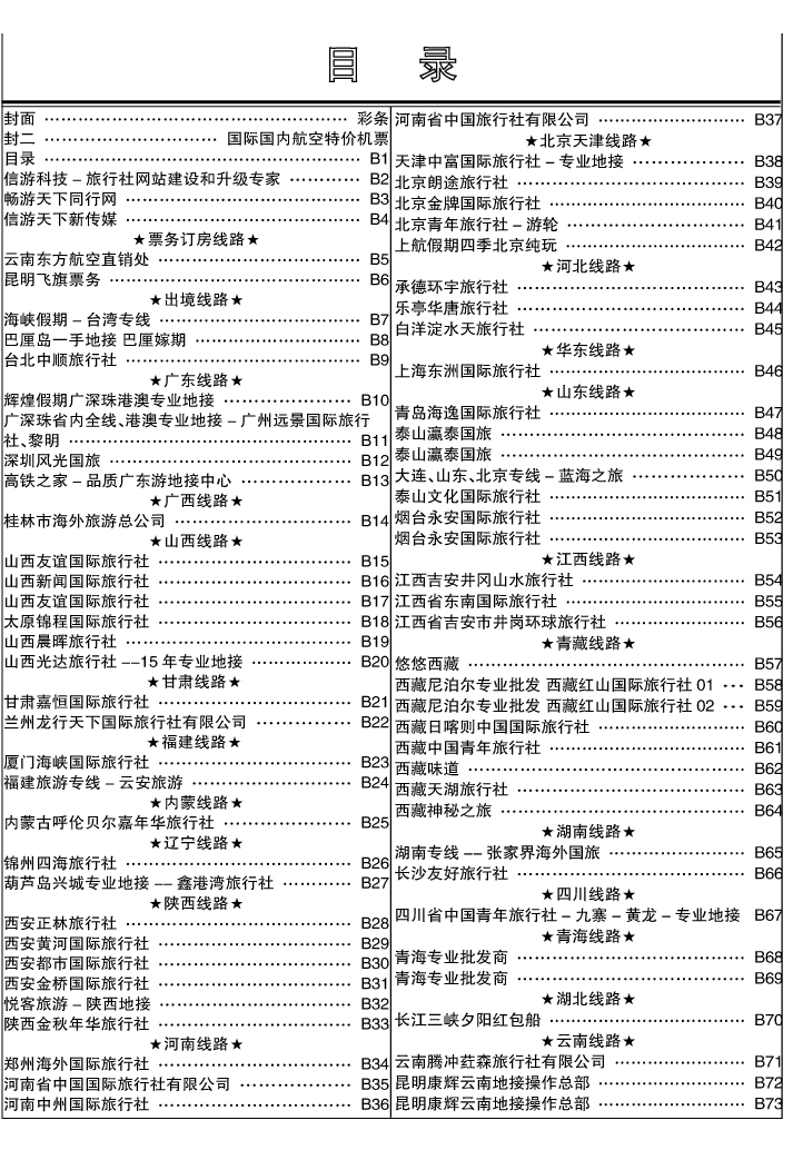 b1目录