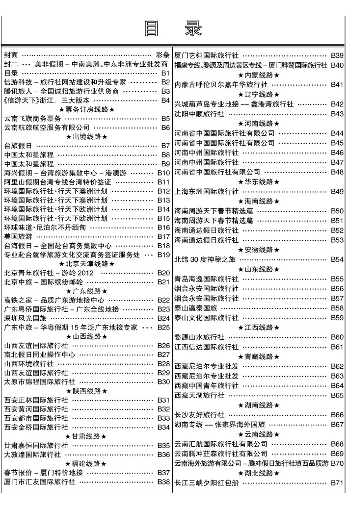 b1省外目录
