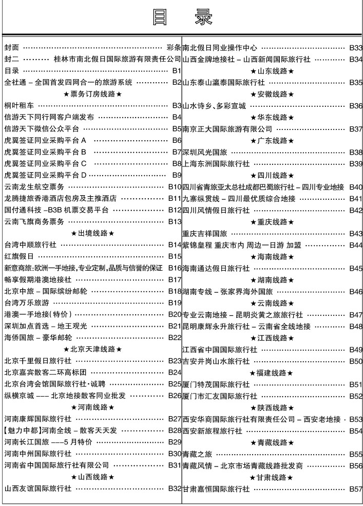 b1目录