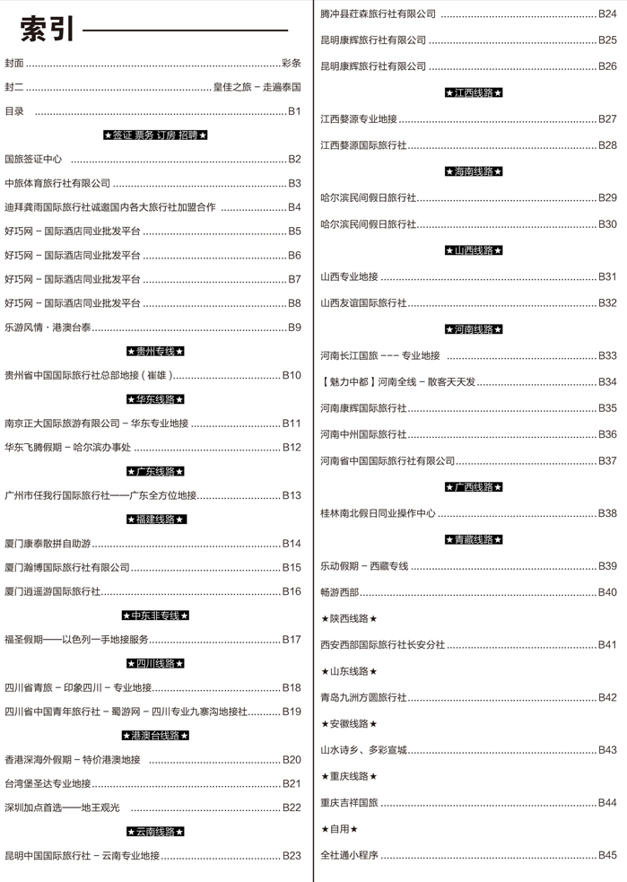 b1目录