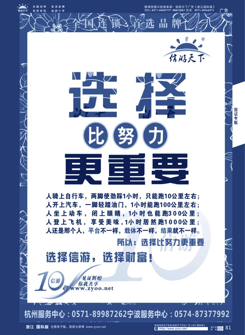 81 信游天下十周年